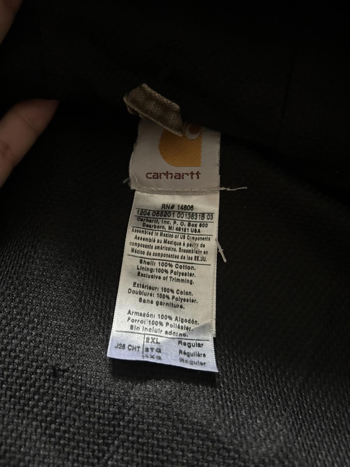 Vintage 2000s Carhartt Brown Duck Canvas Work Jacket