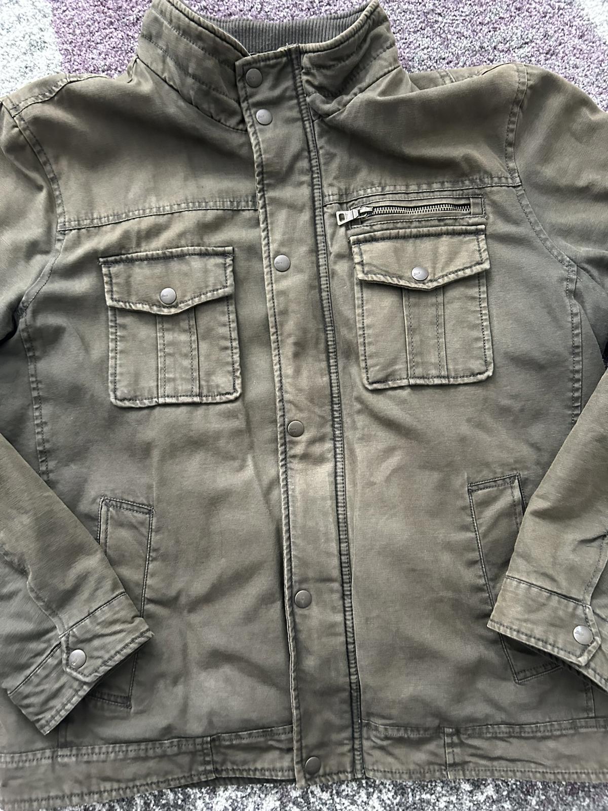 G.H. Bass & Co. Men's Olive Green Utility Jacket L/G
