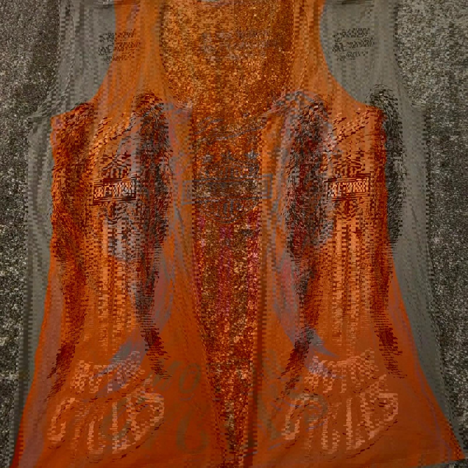 Vintage Harley-Davidson Women's Tank Black Widow Edition