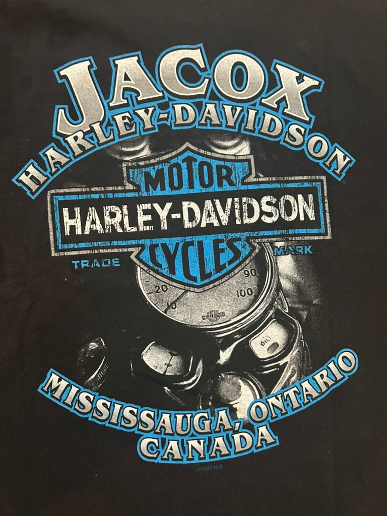 Harley Davidson Long Sleeve Tee - Grim Clown Design