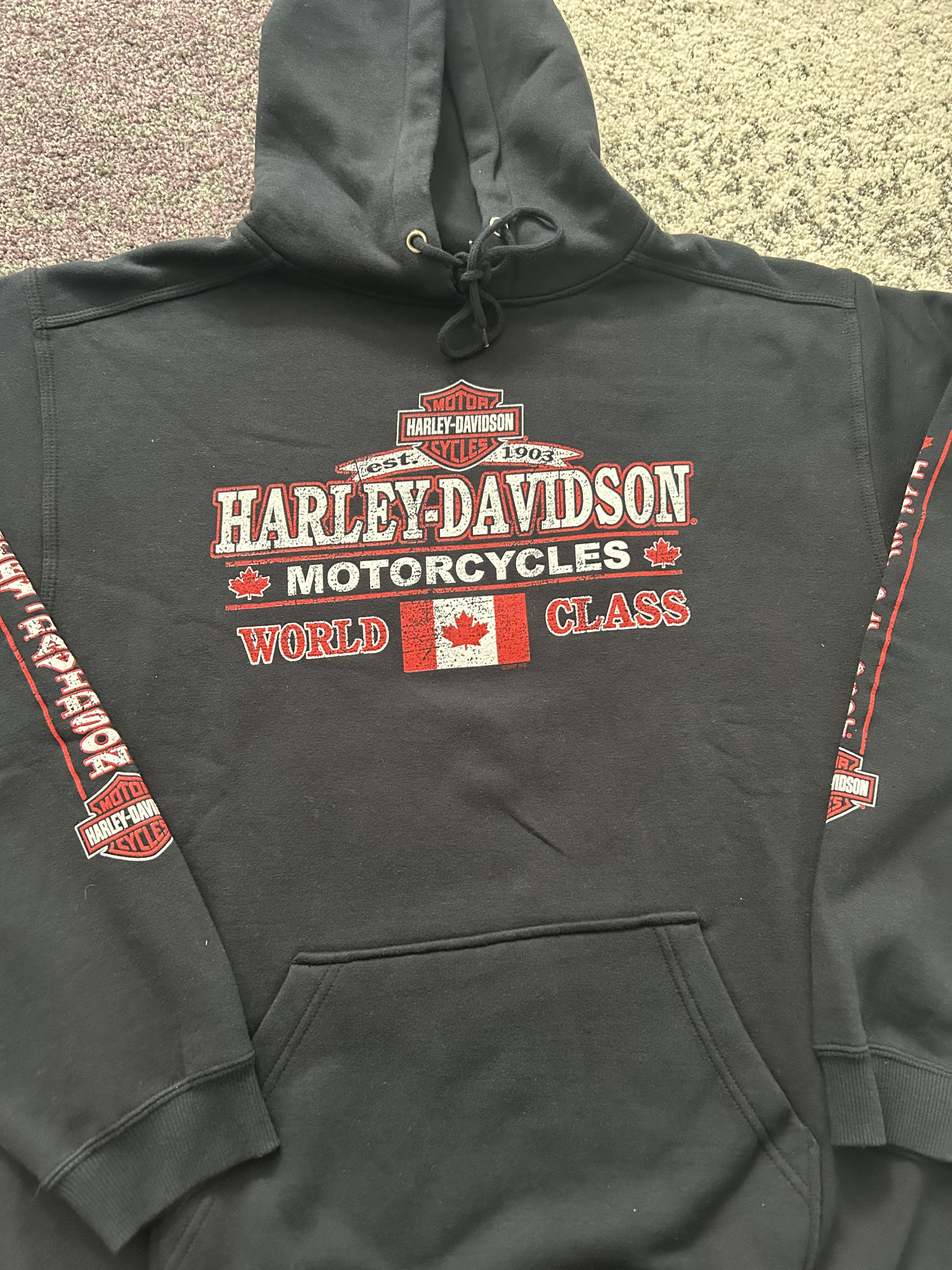 Black Harley Hoodie