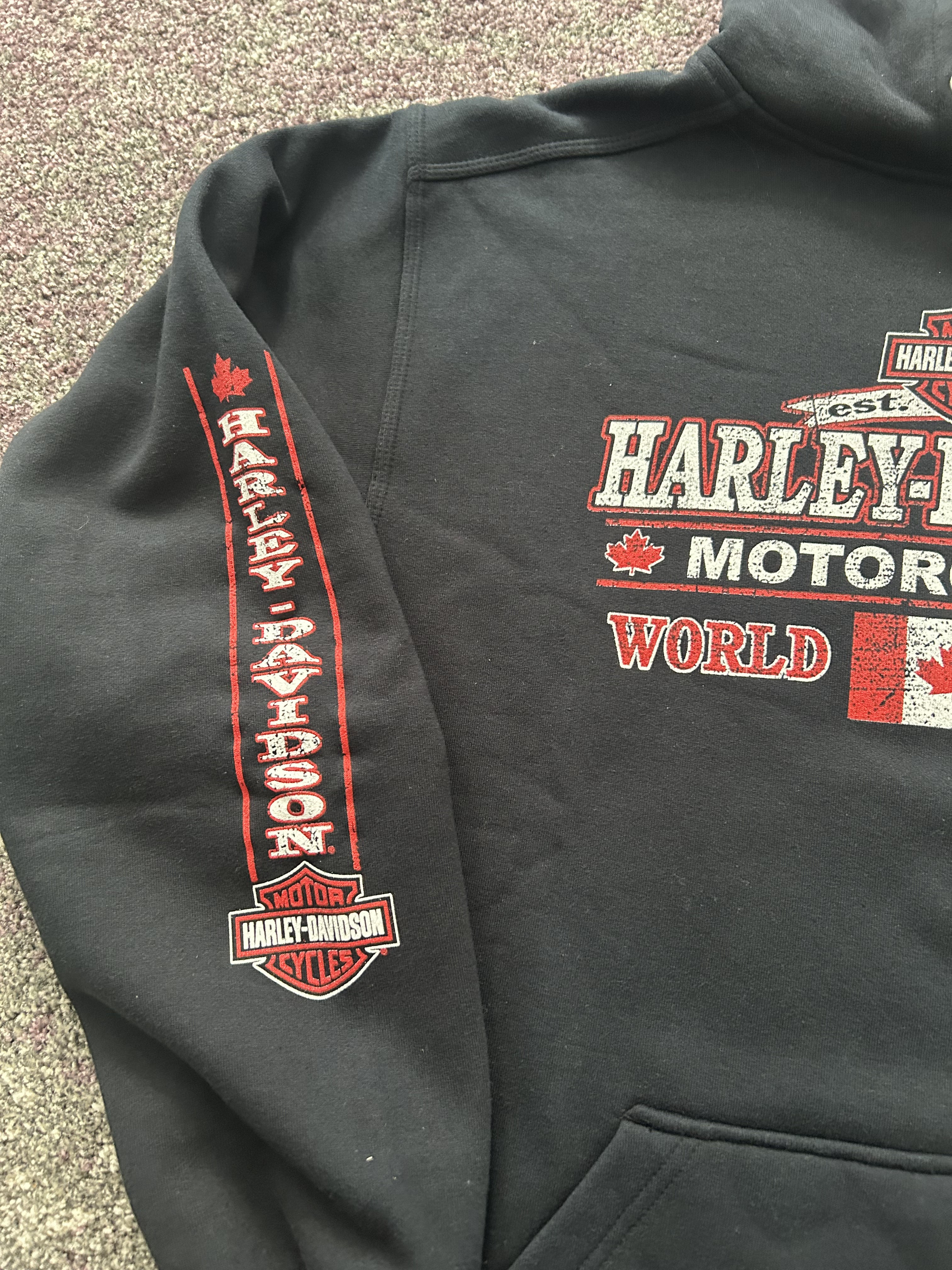 Black Harley Hoodie