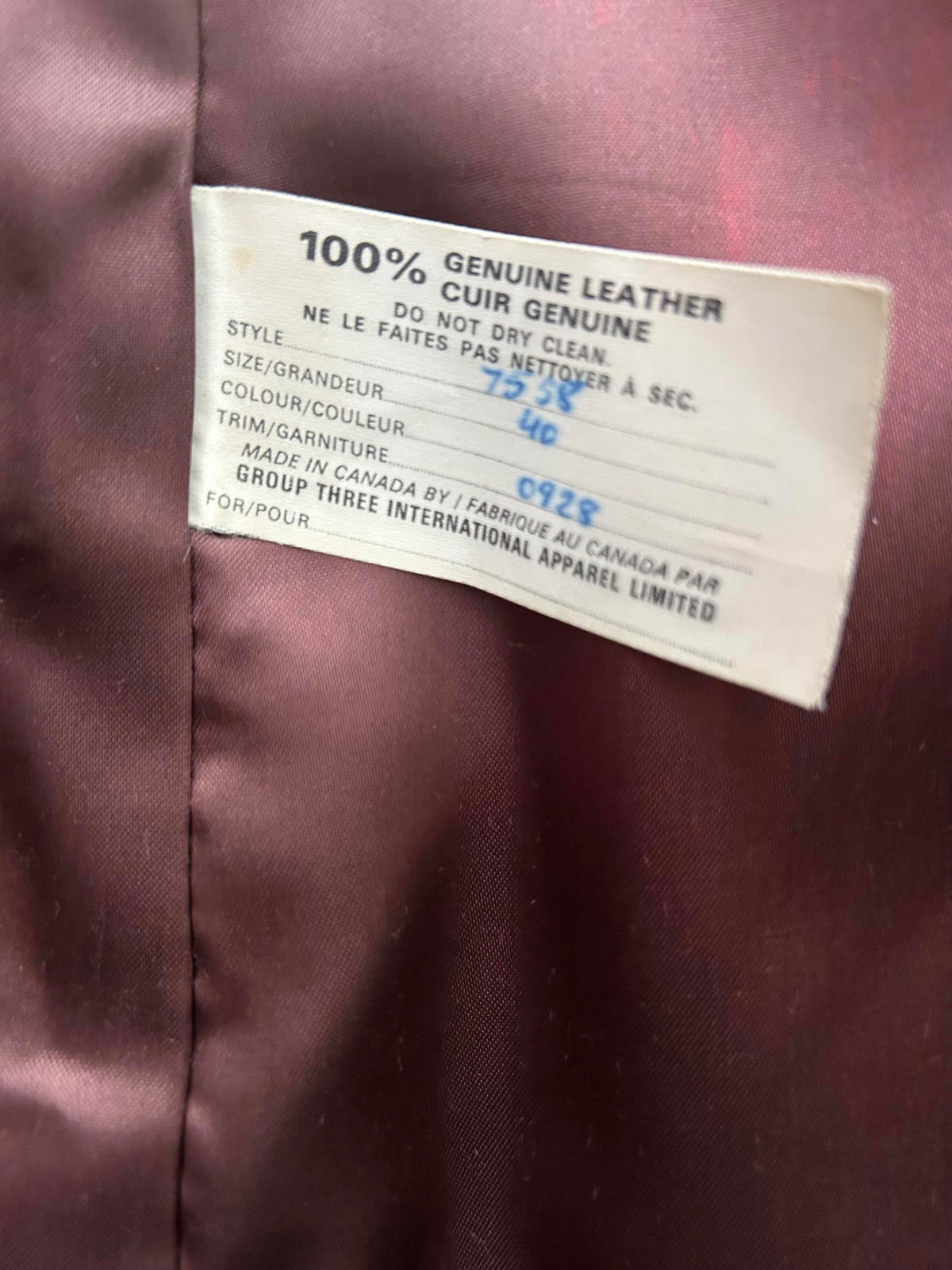 Vintage 70s Leather Double-Breasted Trench Coat