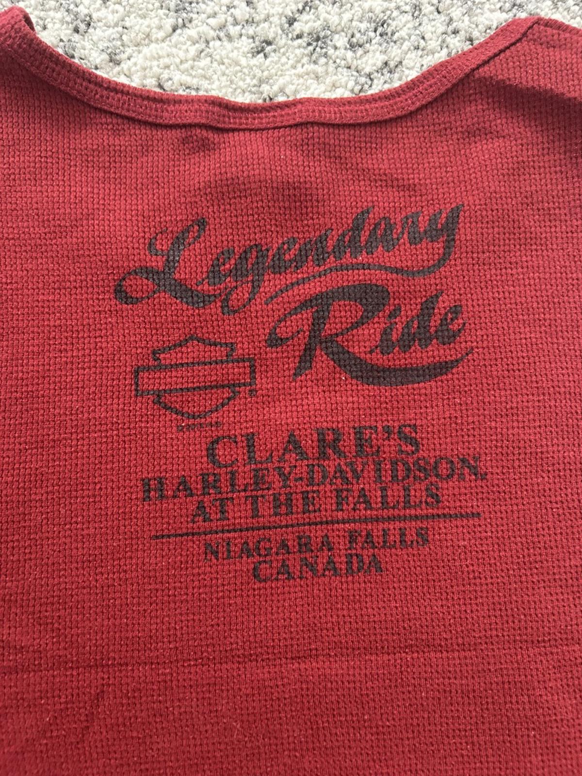 Women's Vintage Harley-Davidson Niagara Falls Red Tank Top