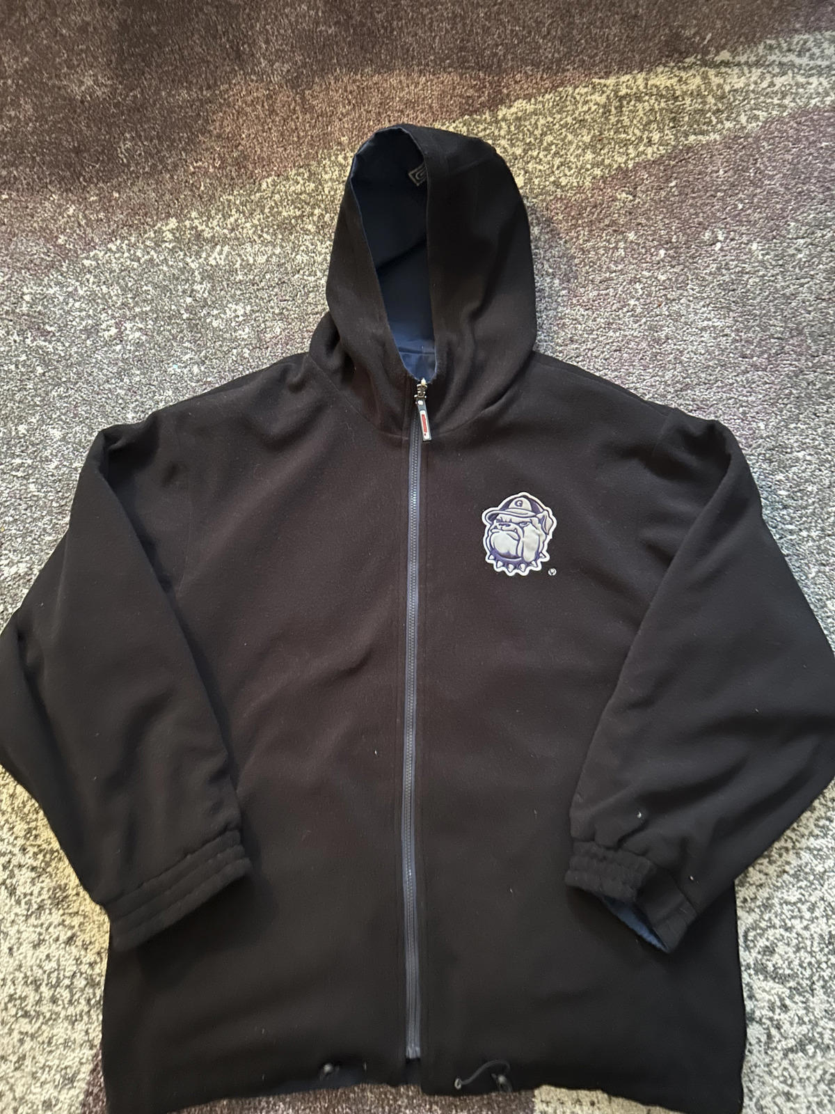 Vintage 90s Reversible Georgetown Hoyas Colosseum Jacket