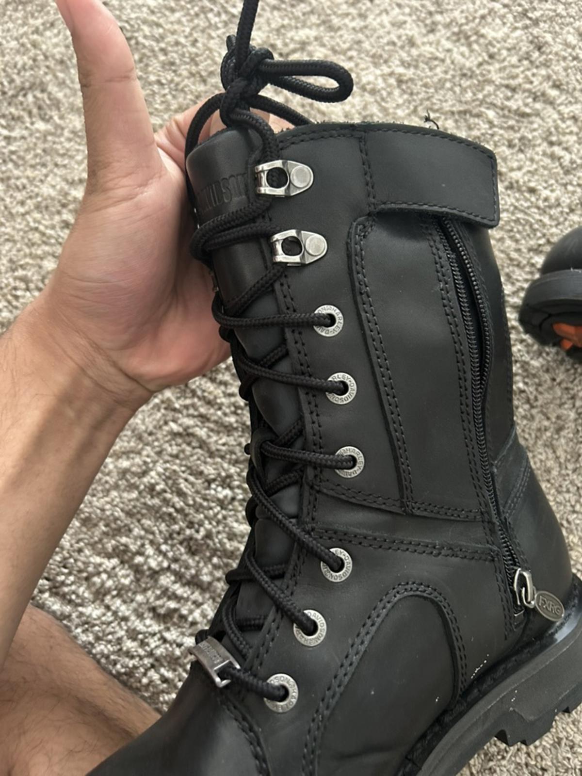 Harley-Davidson Unisex FXRG Lace-Up Boots (Women 9, Men 7)