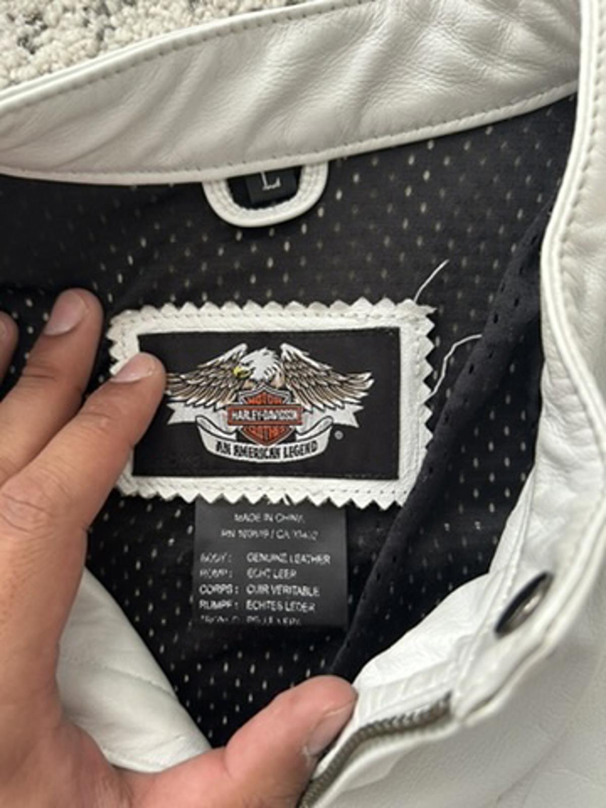 Women's Harley-Davidson Leather Jacket with Eagle Back Patch