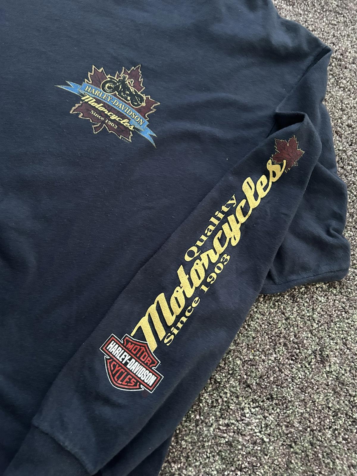 Vintage Harley-Davidson Maple Leaf Long Sleeve