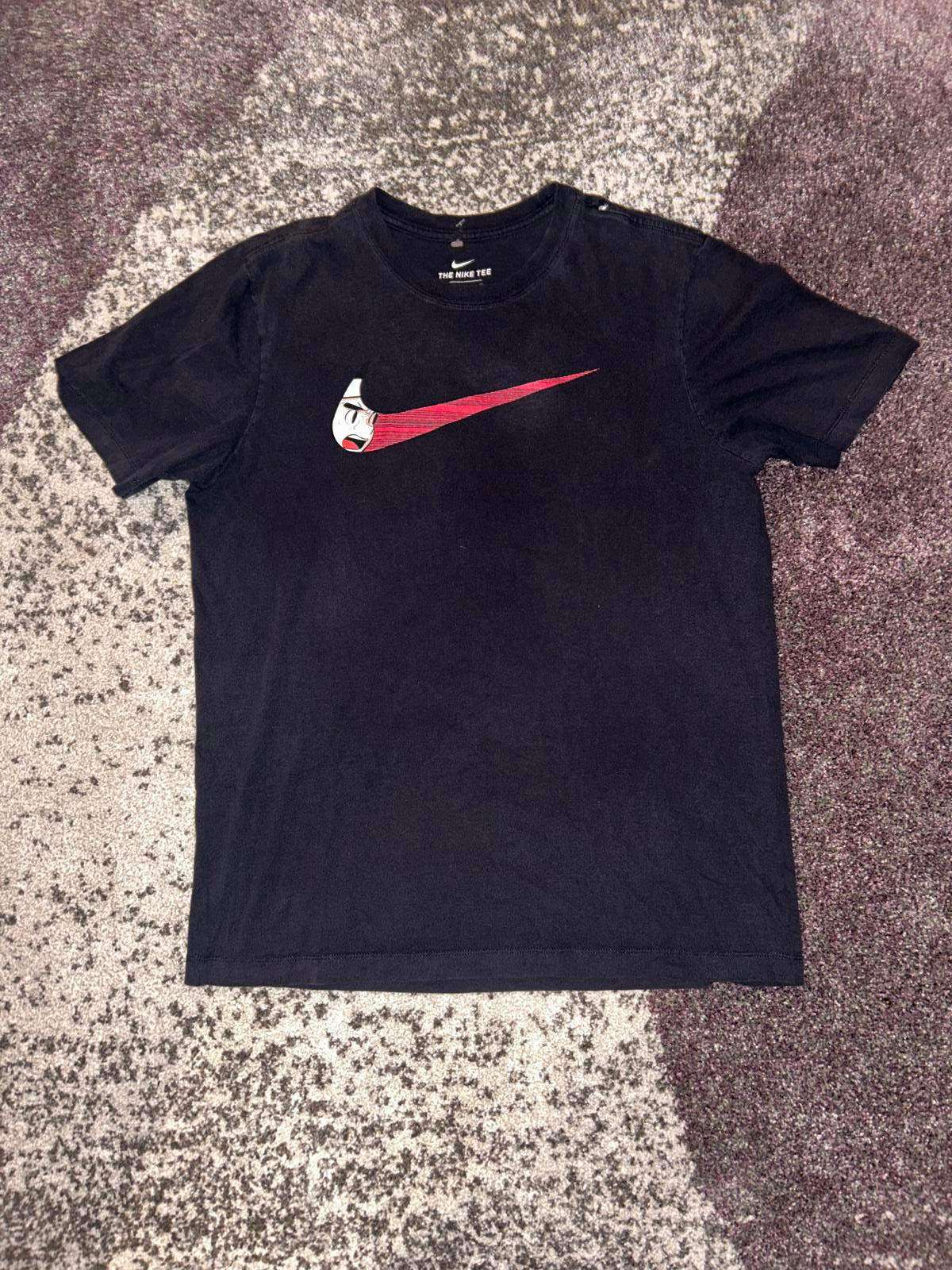 Nike Anime Men's Black Graphic T-Shirt