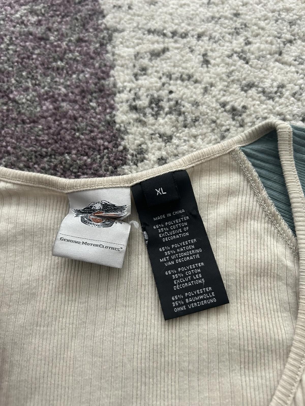 Harley Davidson Women's Short Sleeve Buttoned Raglan Shirt