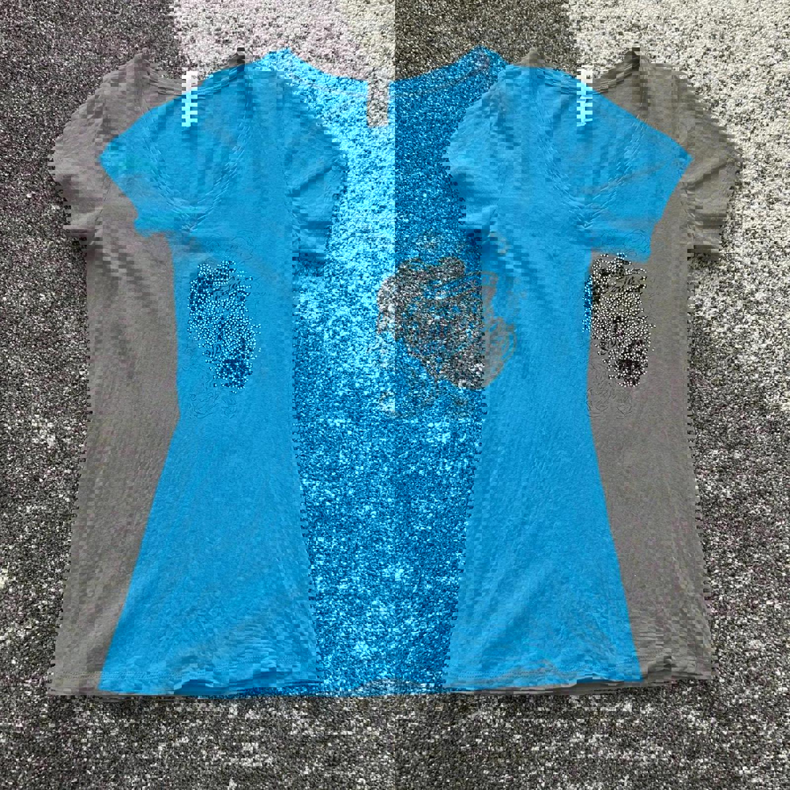Destination 13 Rhinestone Angel Wing Tee — Port Dover 2012
