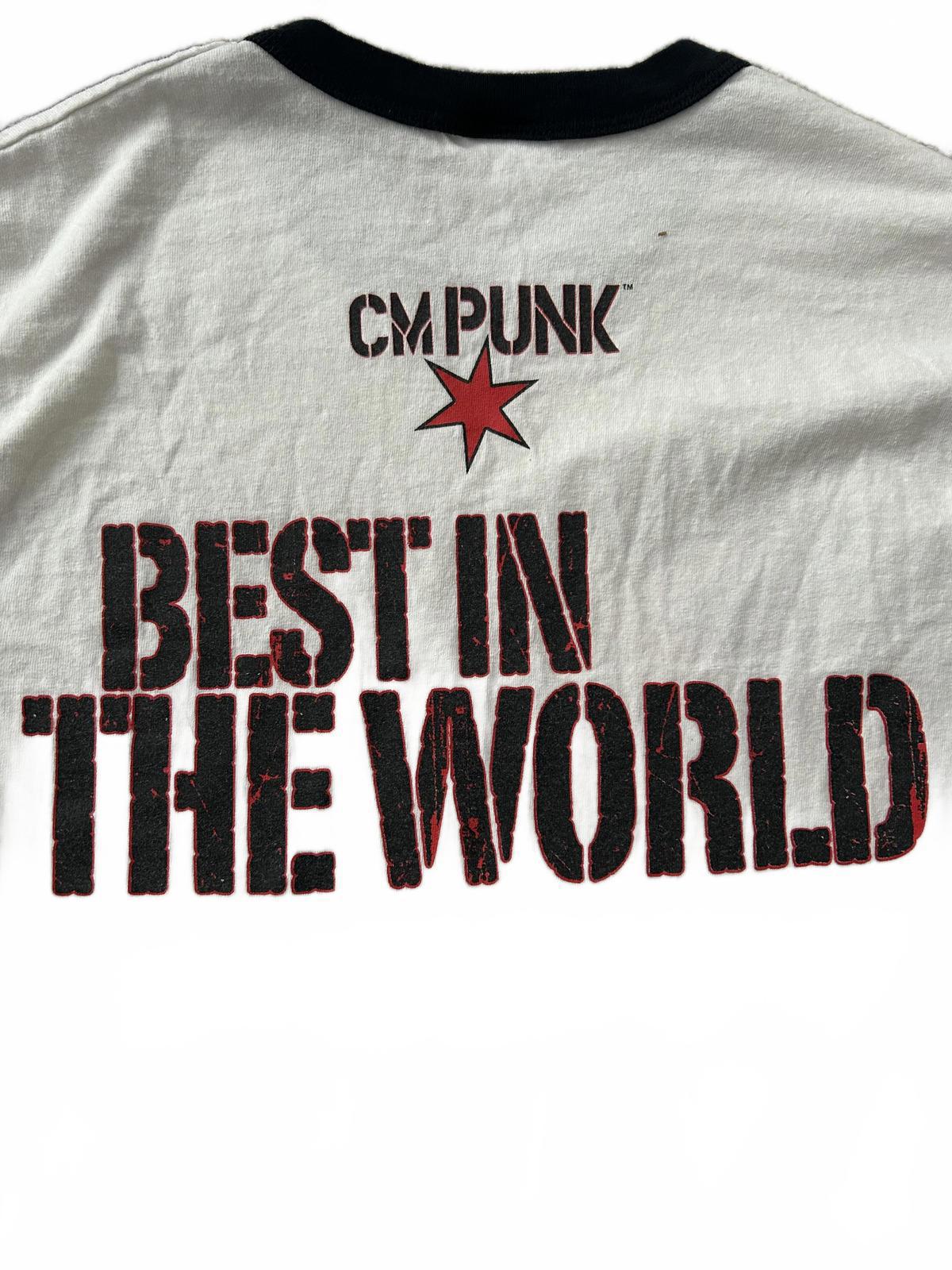 Vintage WWE CM Punk "Best in the World" Ringer Tee