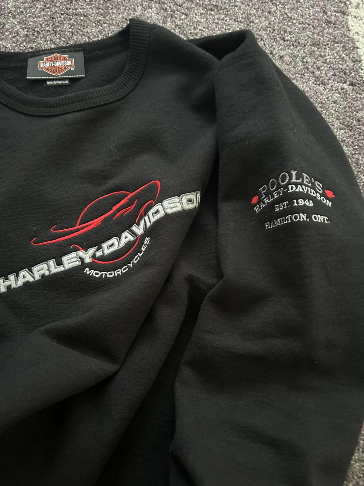 Vintage Harley-Davidson Y2K Poole’s Embroidered Crewneck