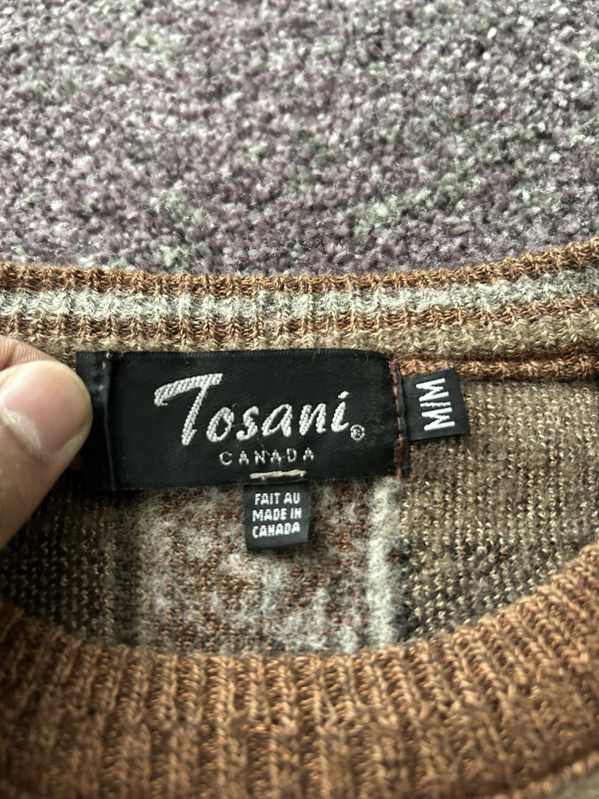 Vintage Tosani Coogi Style Knit Sweater