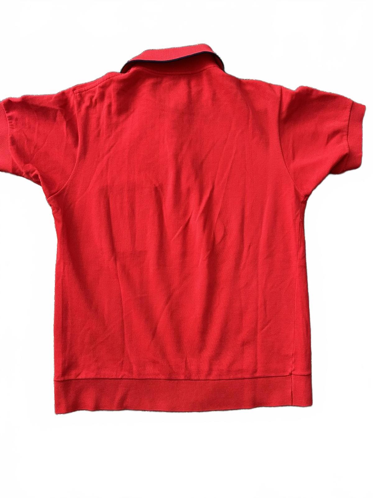 Lacoste Red Polo Shirt with Chest Pocket