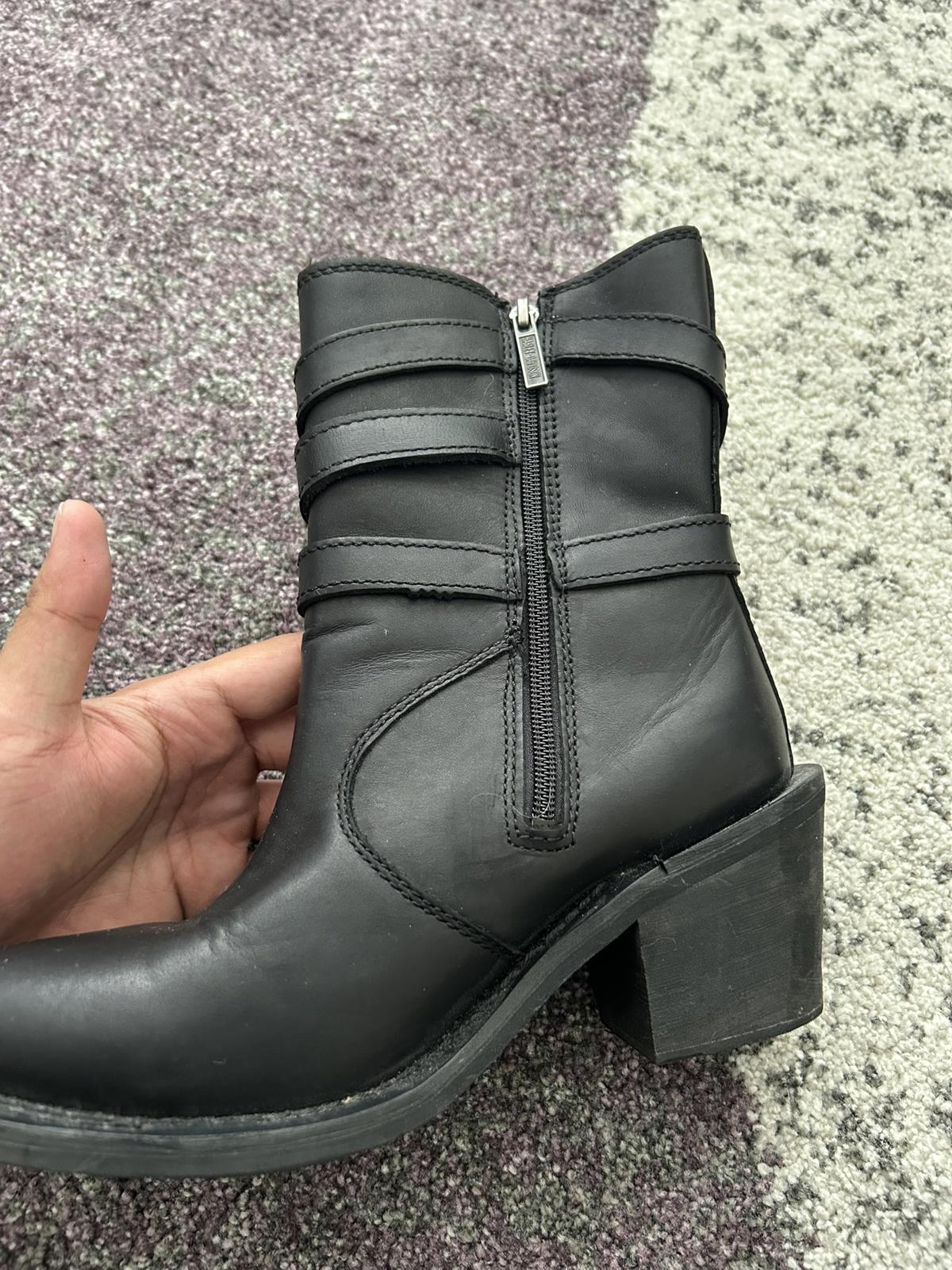 Harley-Davidson Biker Leather Buckle Boots