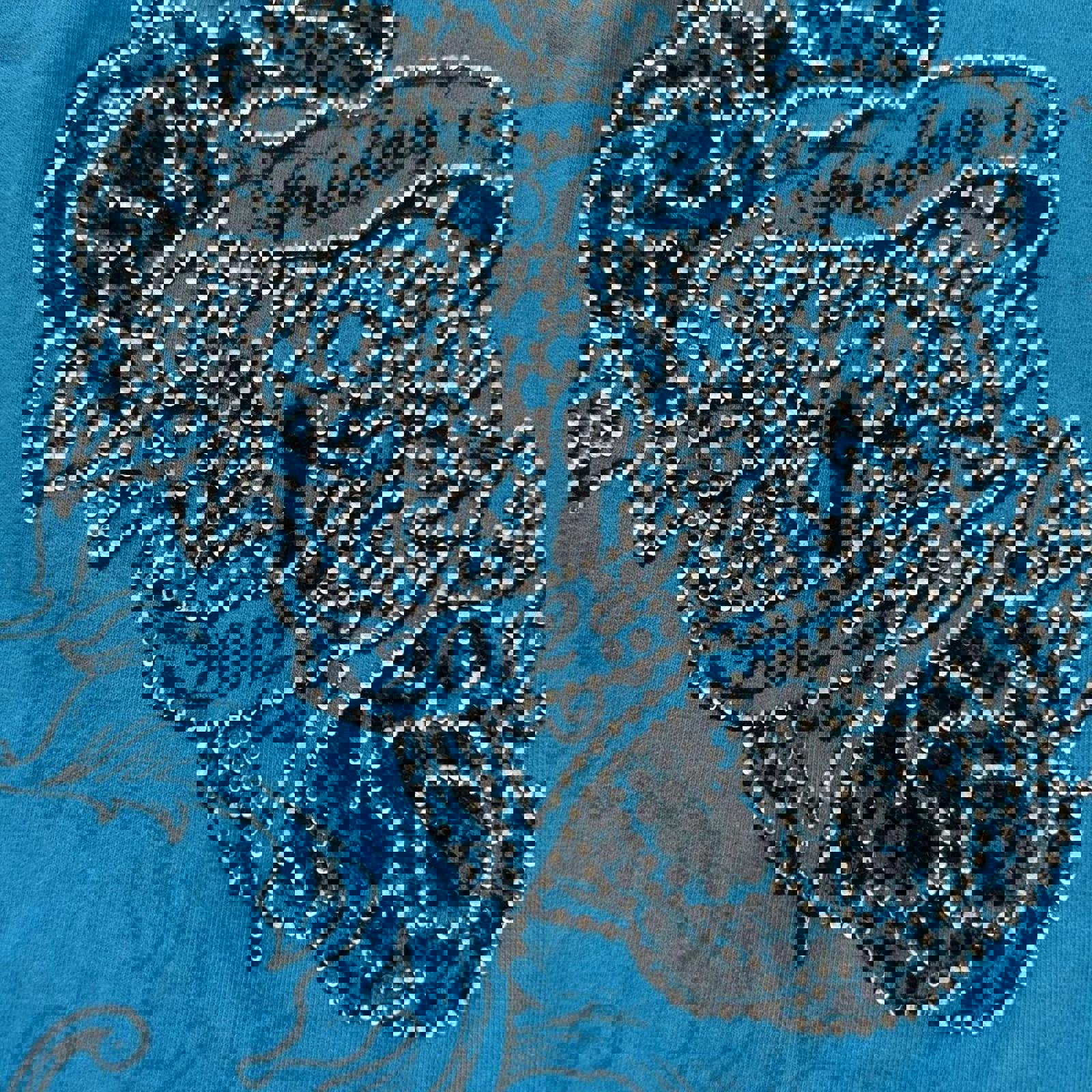 Destination 13 Rhinestone Angel Wing Tee — Port Dover 2012