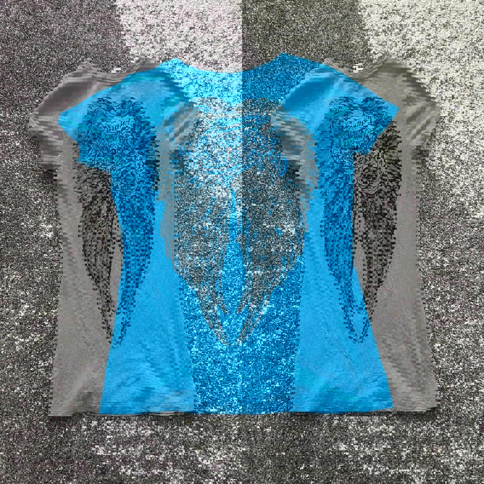 Destination 13 Rhinestone Angel Wing Tee — Port Dover 2012