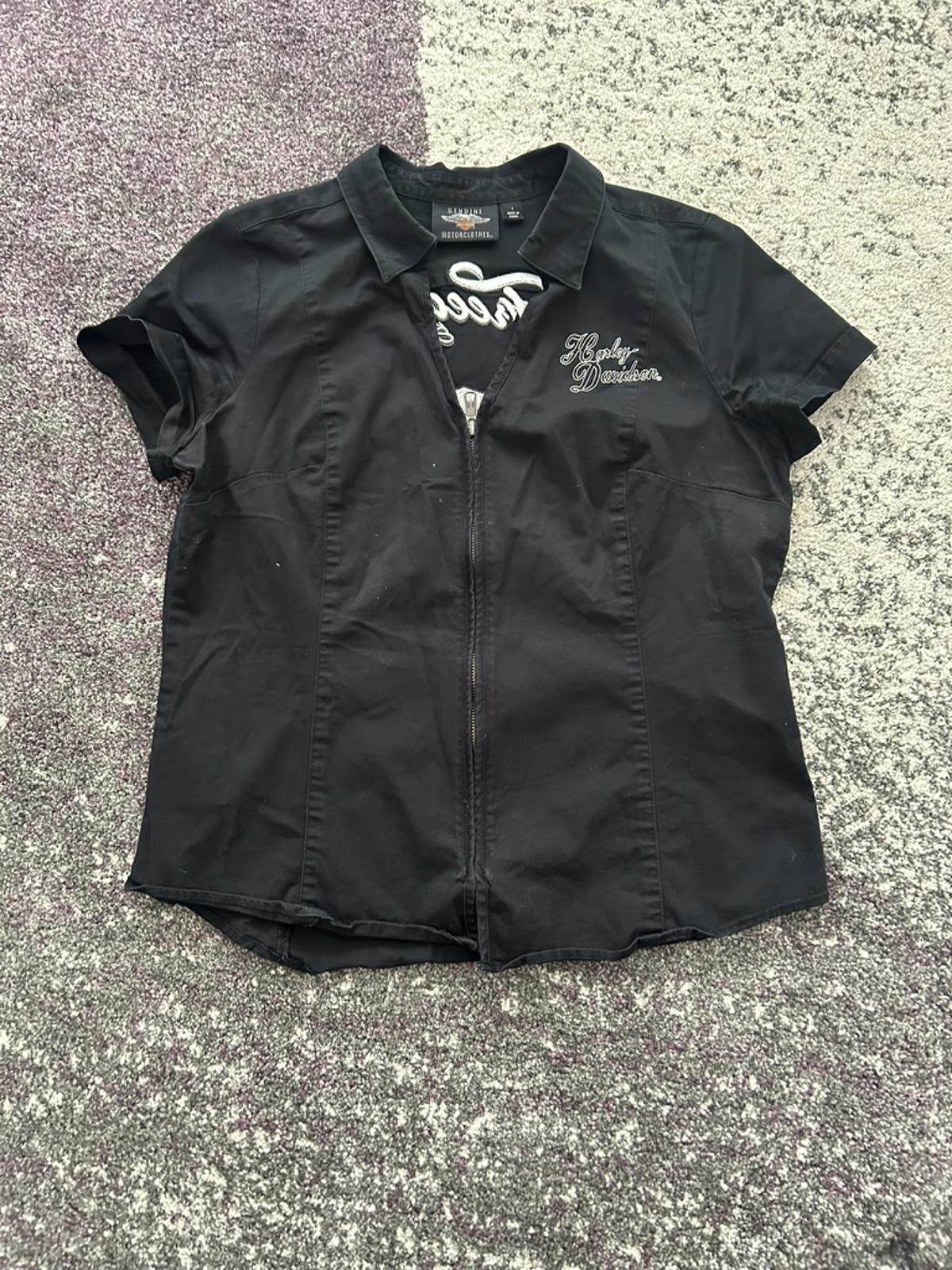 Harley-Davidson Women's "Freedom Be Heard" Zip Short Sleeve