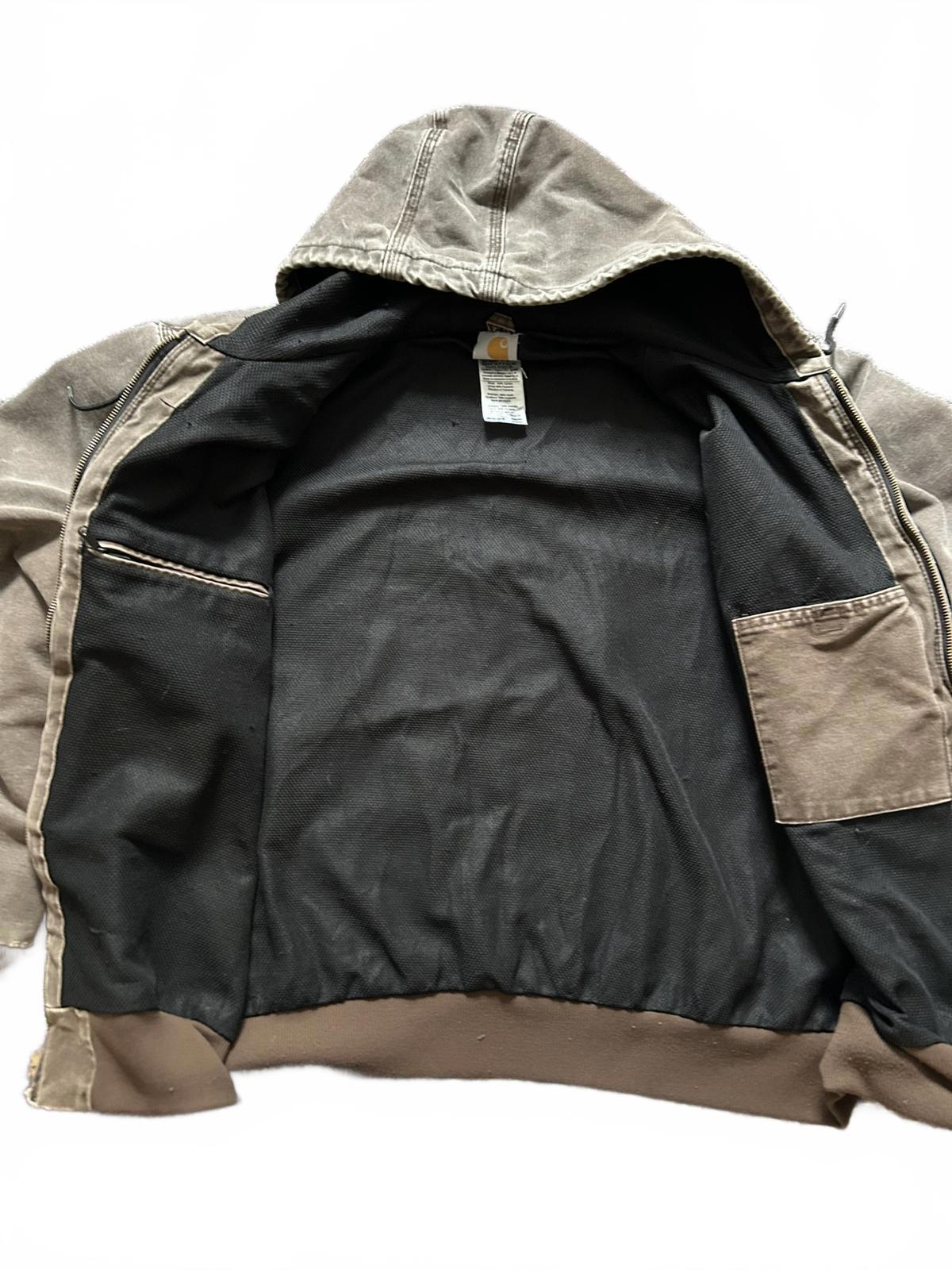 Vintage 2000s Carhartt Brown Duck Canvas Work Jacket