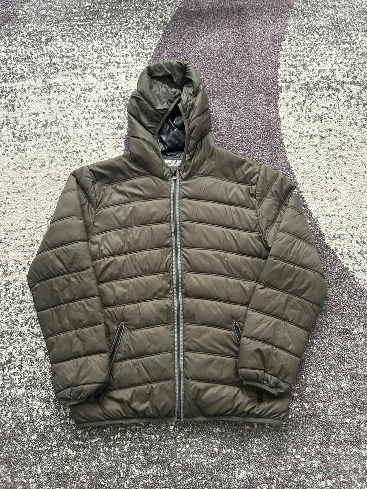 Men's Olive Green Point Zero Ultralight Puffer Jacket