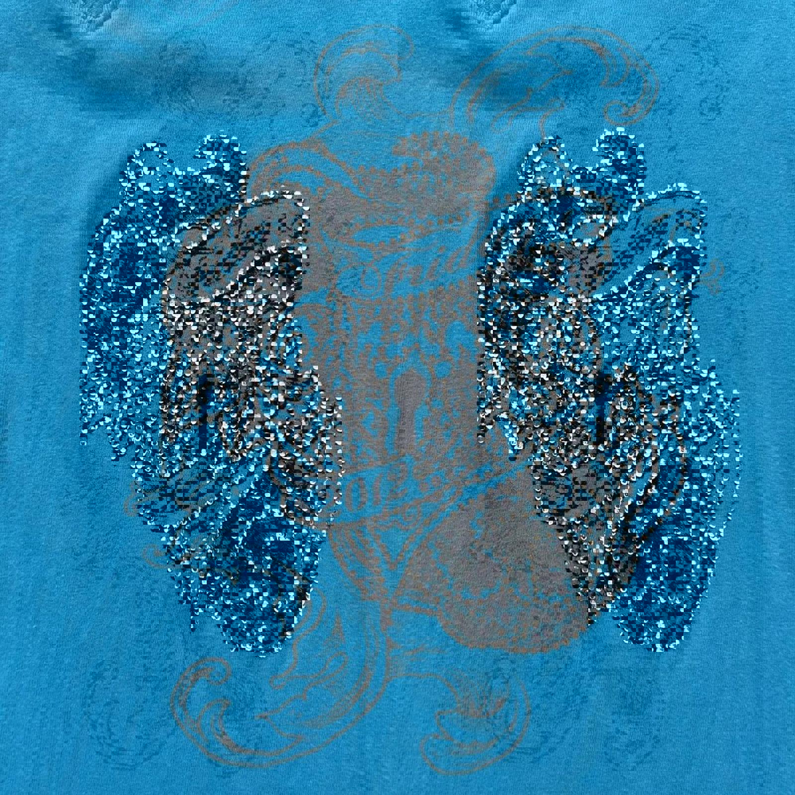 Destination 13 Rhinestone Angel Wing Tee — Port Dover 2012