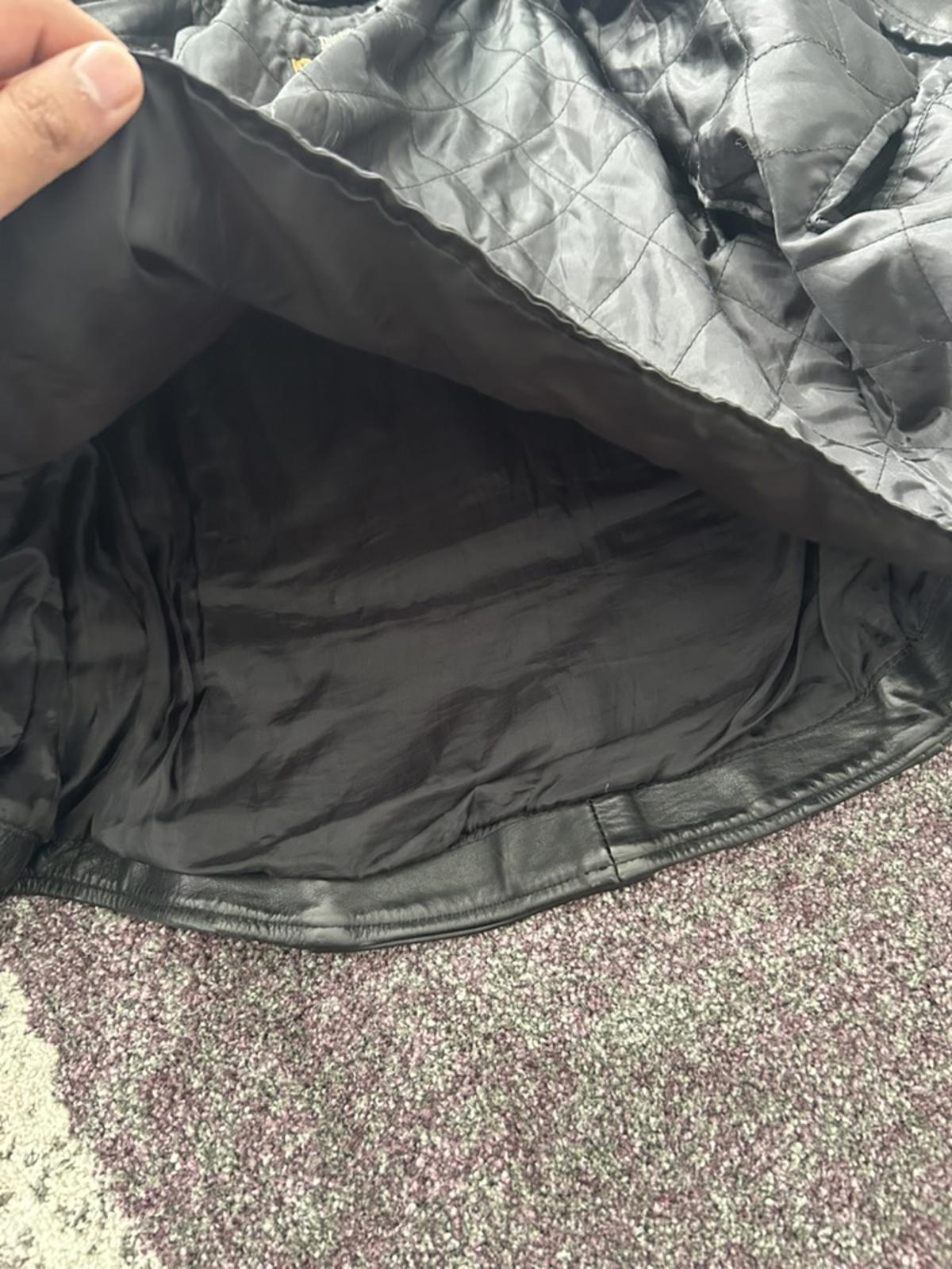 Vintage 90s MCR Women's Black Leather Moto Jacket – XXL